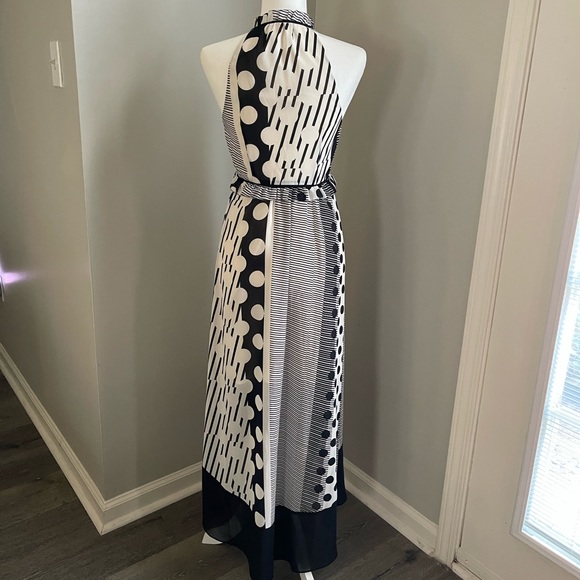 Anthropologie Maeve 2 Channeled Dot Casual Maxi Dress - Picture 6 of 7